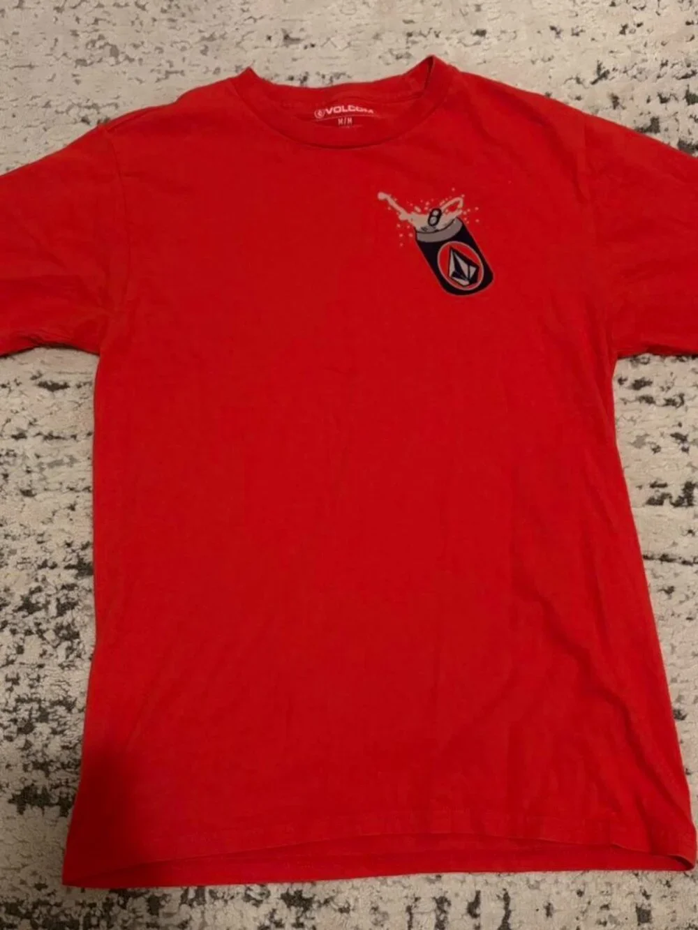 Men's red t-shirt